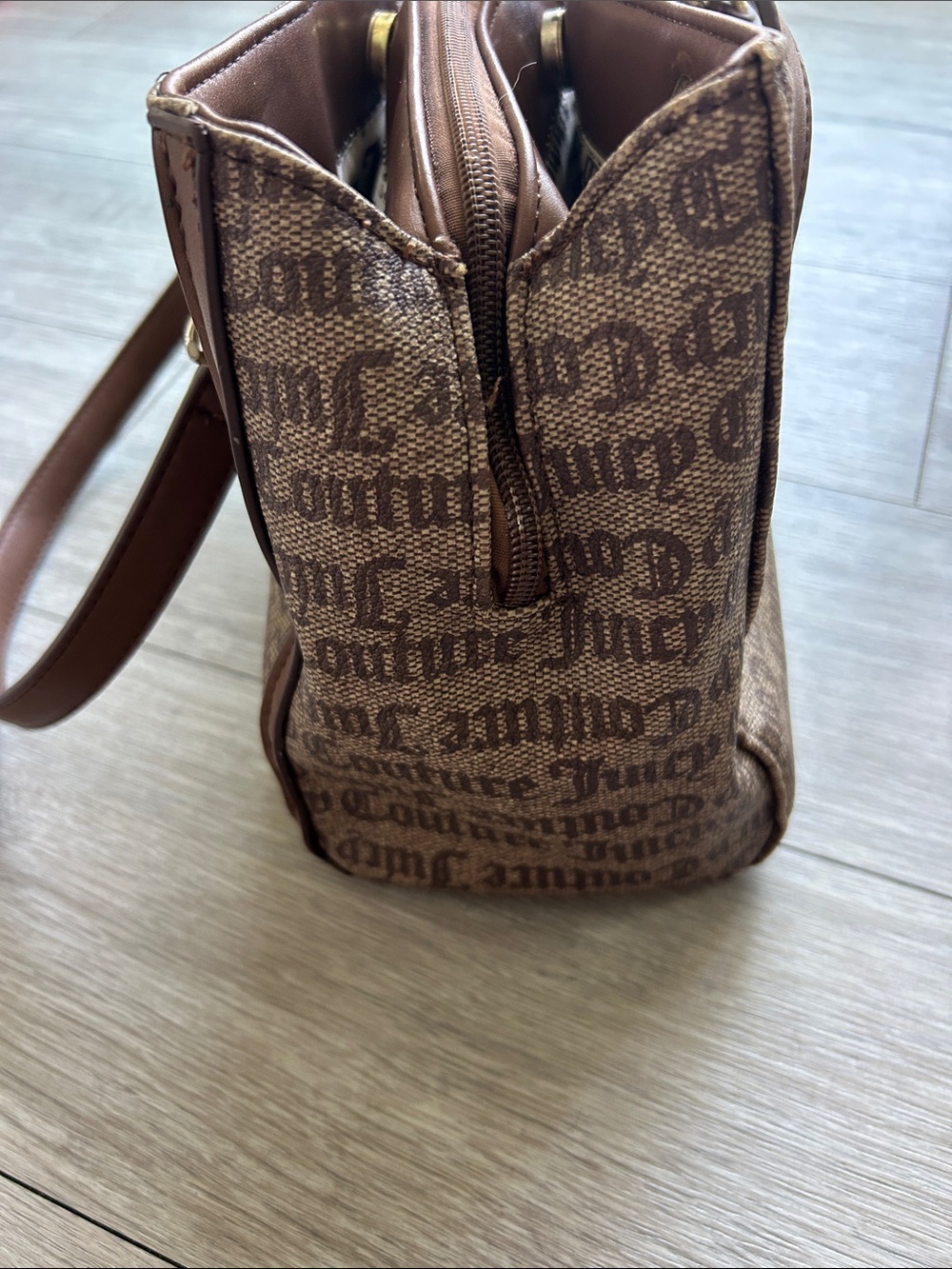 Juicy Couture Brown Tote Purse - Picture 13 of 14